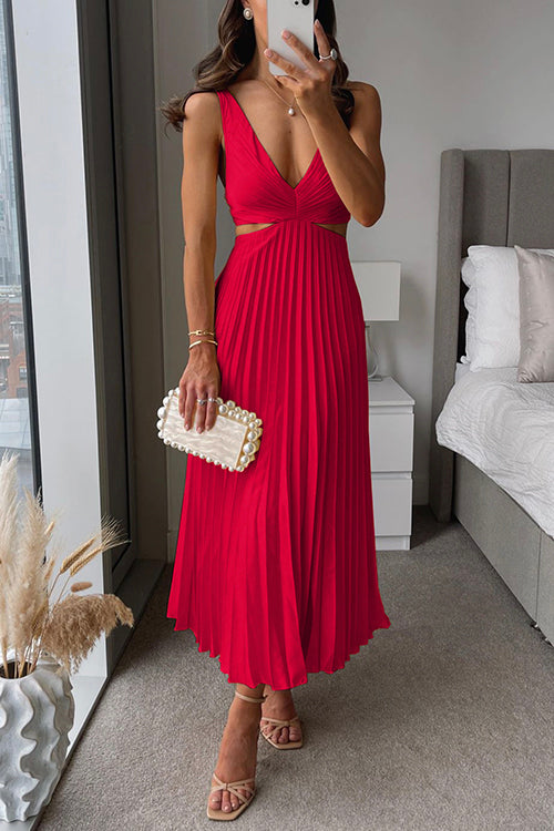 Catherina - Elegant pleated evening dress