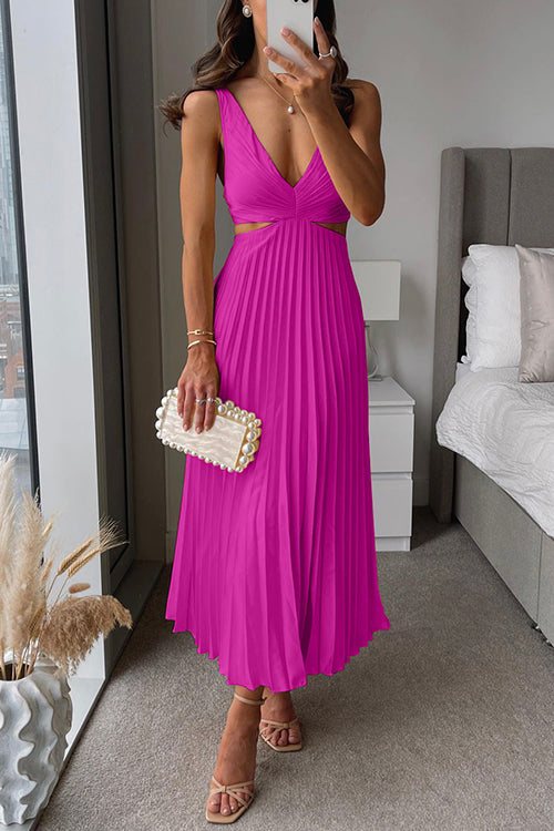 Catherina - Elegant pleated evening dress