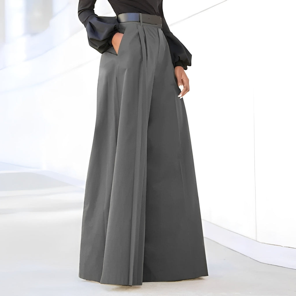 Ashley - Elegant, wide-cut flared pants for women