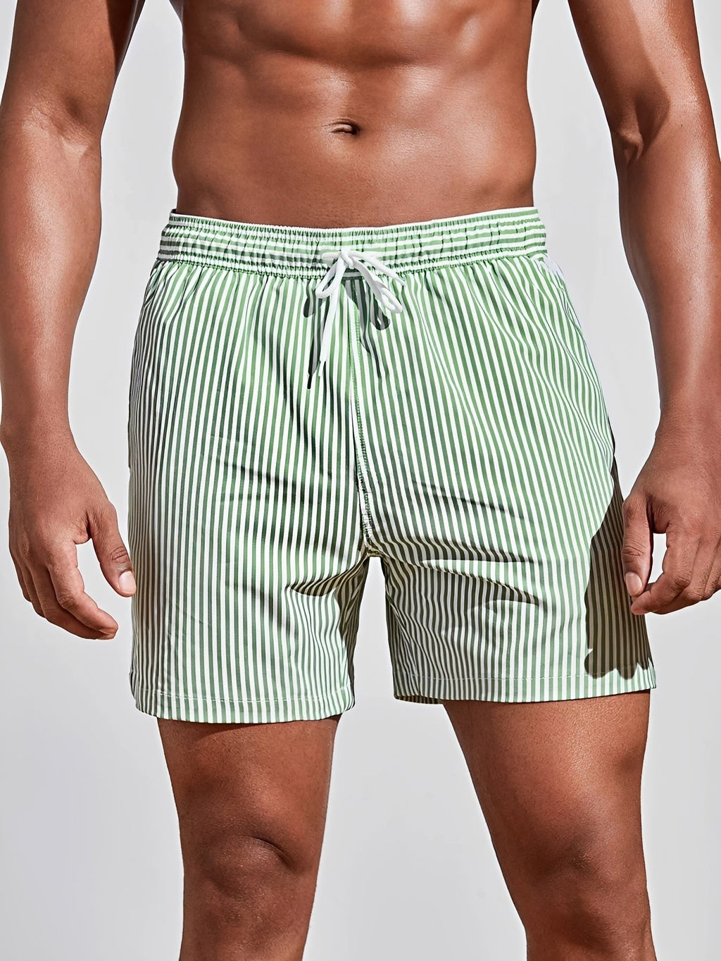 Reuben - Striped Fast-Drying Swim Shorts