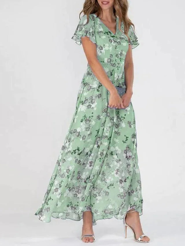 Victoria – Summer maxi dress with floral print