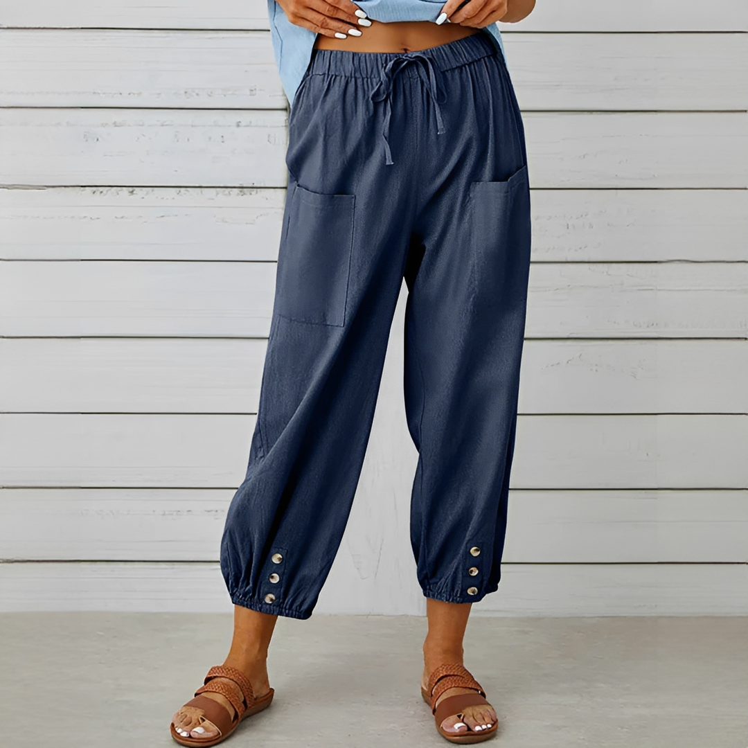 Chelo - Elegant summer pants for women
