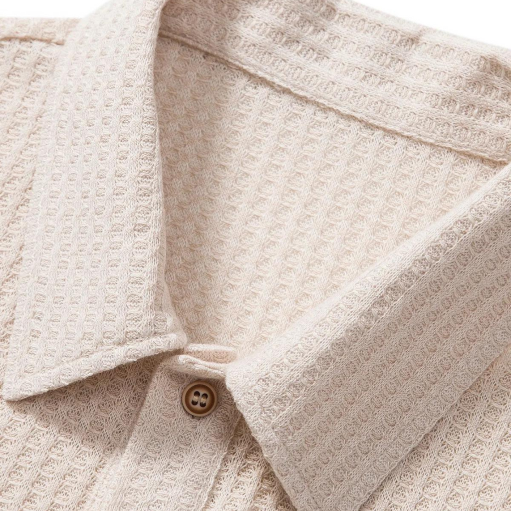 Aria - buttoned short-sleeved polo