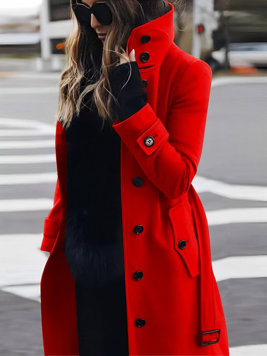 Lydia - Traditional Wool Coat with Feminine Silhouette