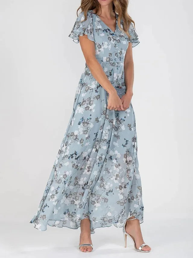 Victoria – Summer maxi dress with floral print