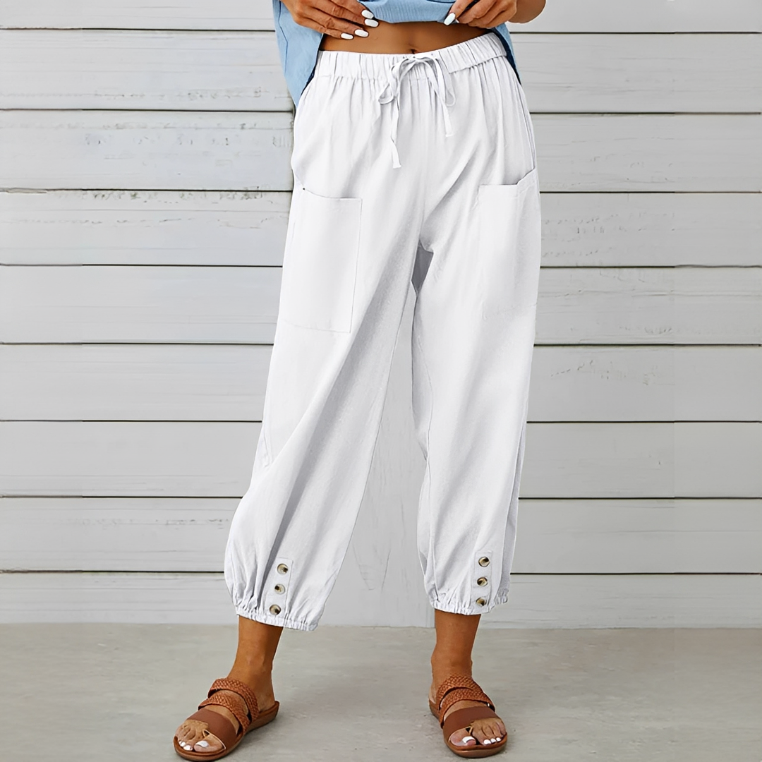 Chelo - Elegant summer pants for women