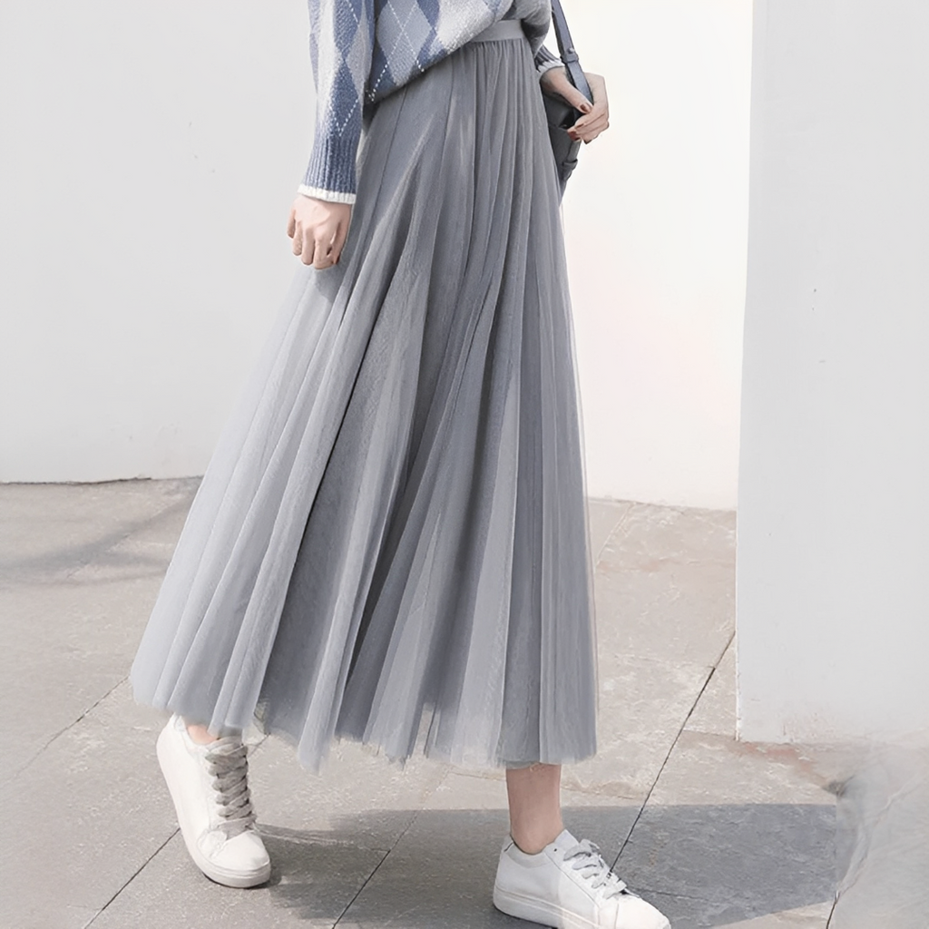 Zelde - Long ankle-length skirt for women
