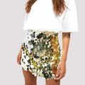 Emilia - Attractive women's skirt with high waist and sequins