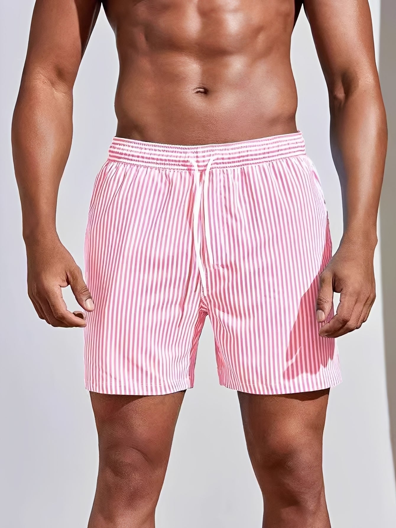 Reuben - Striped Fast-Drying Swim Shorts
