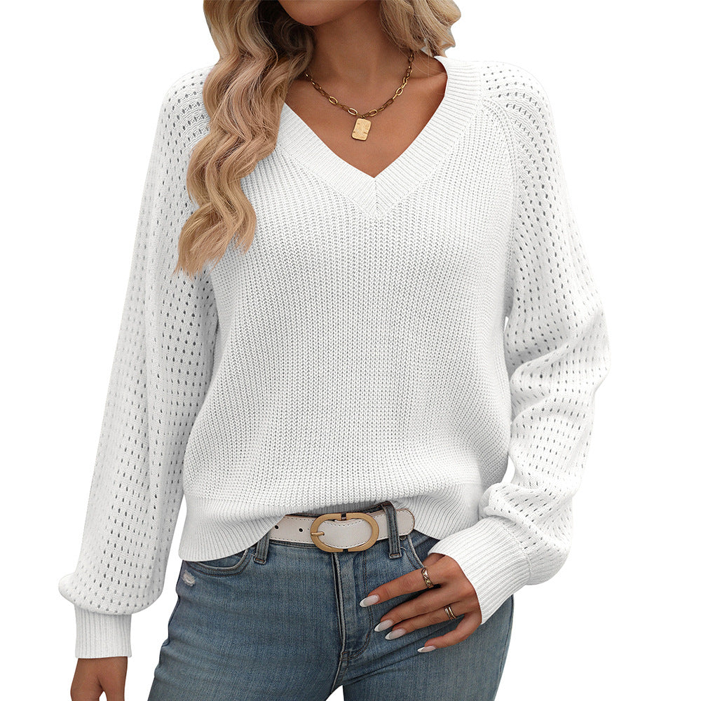 Poppy - Stylish V-neck sweater for women