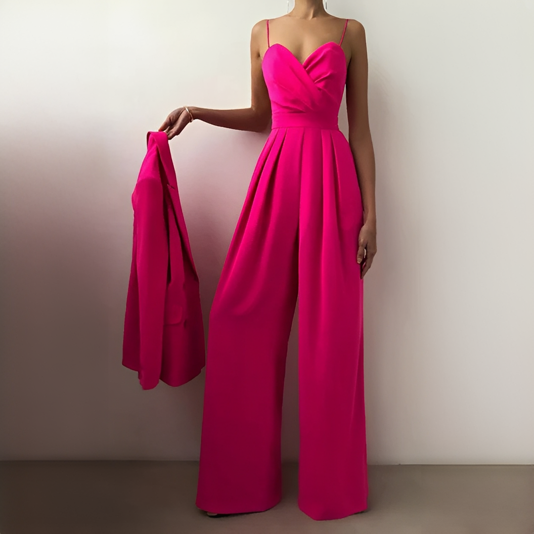 Glysha - Chic wide-leg jumpsuit for women
