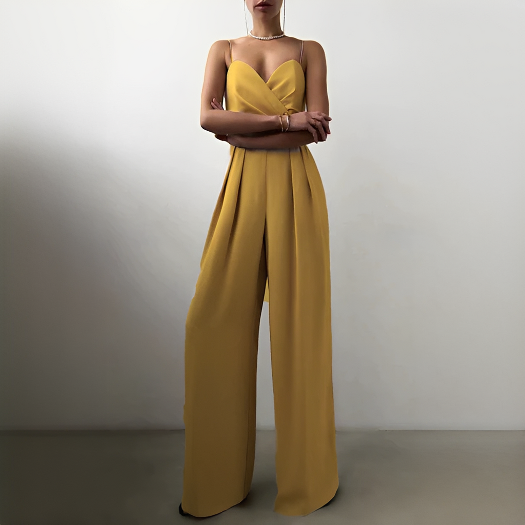 Glysha - Chic wide-leg jumpsuit for women