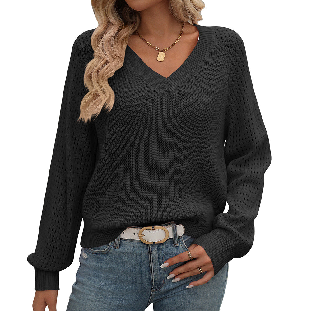 Poppy - Stylish V-neck sweater for women