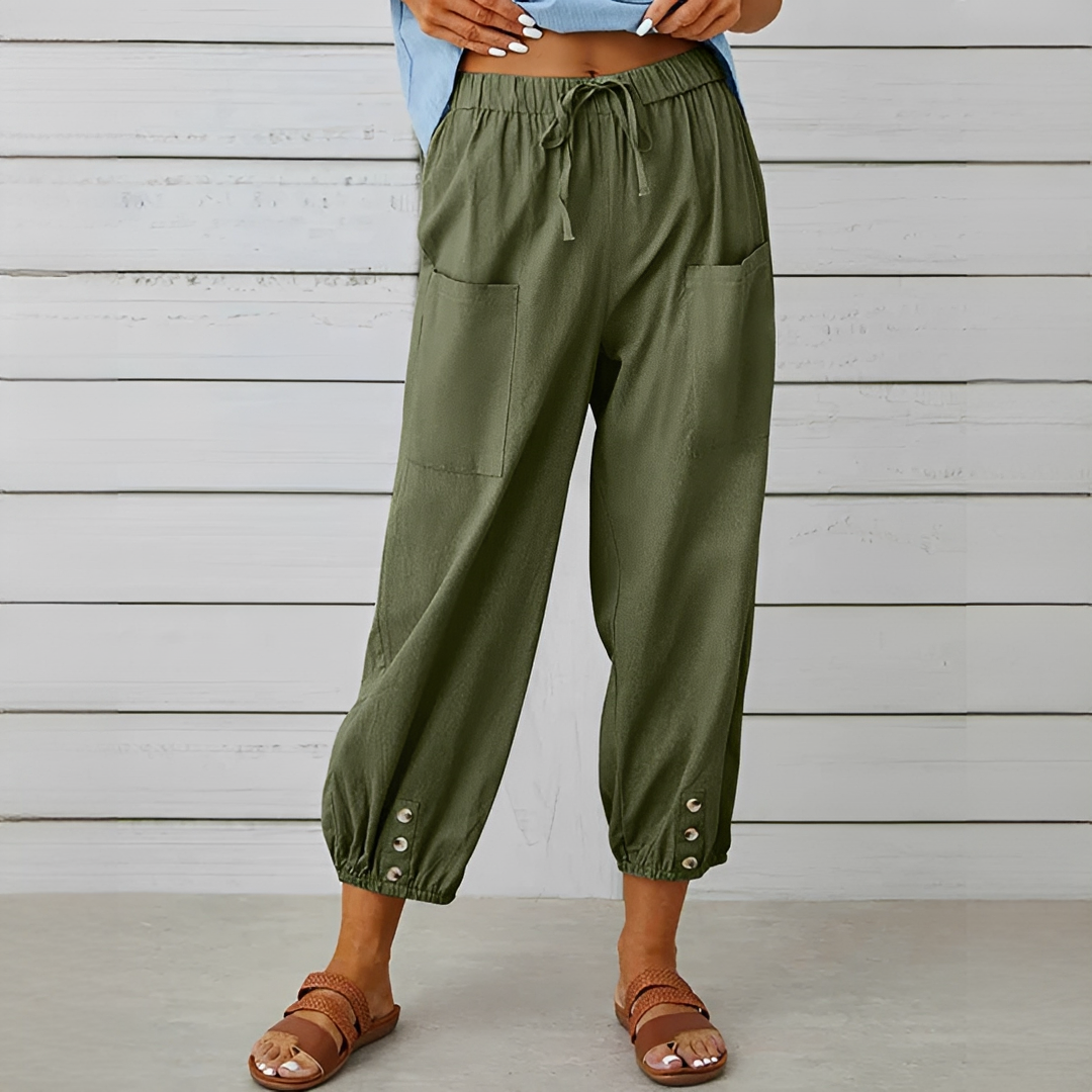 Chelo - Elegant summer pants for women