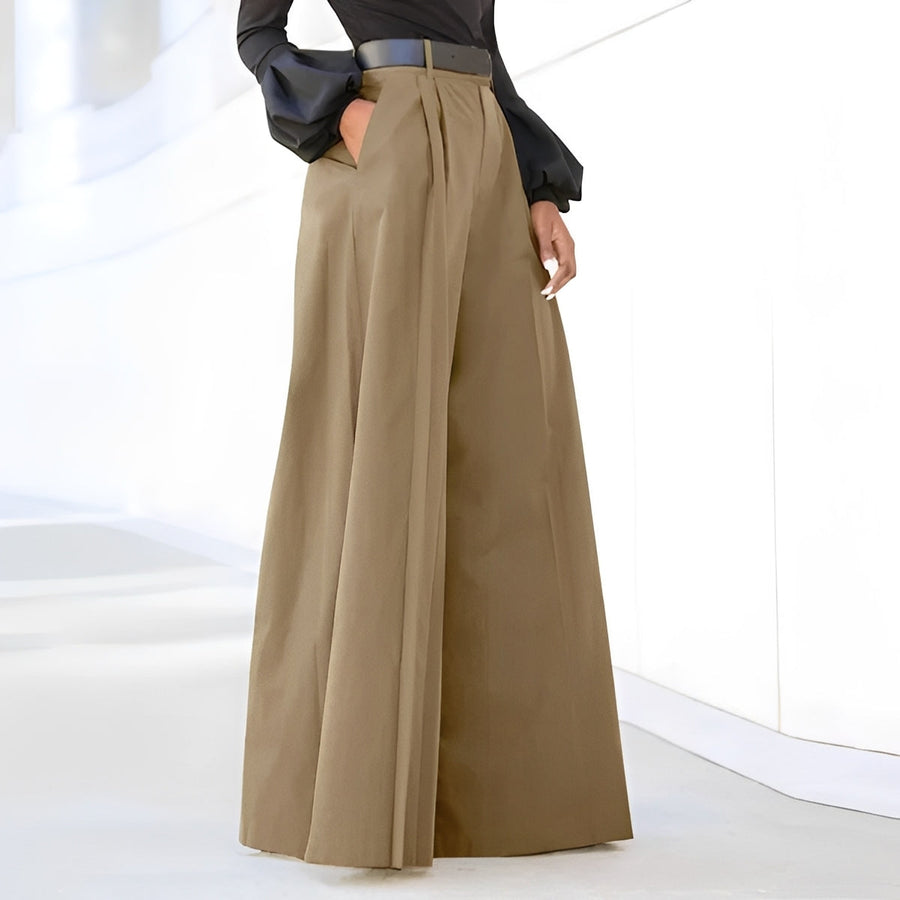 Ashley - Elegant, wide-cut flared pants for women