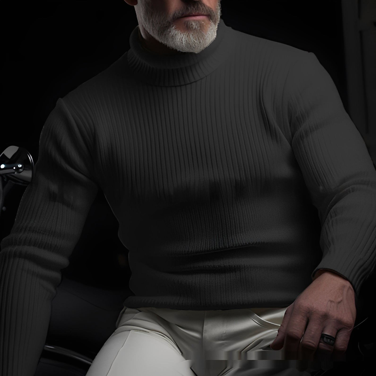 Richard - Stylish and Soft Men’s Turtleneck  I prefer this response