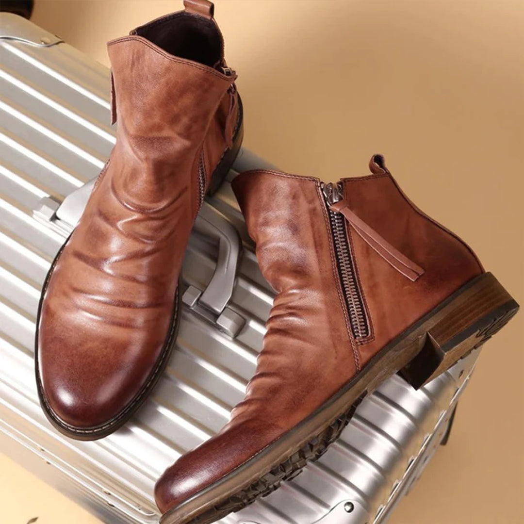 Hugo – Durable zippered boots for men