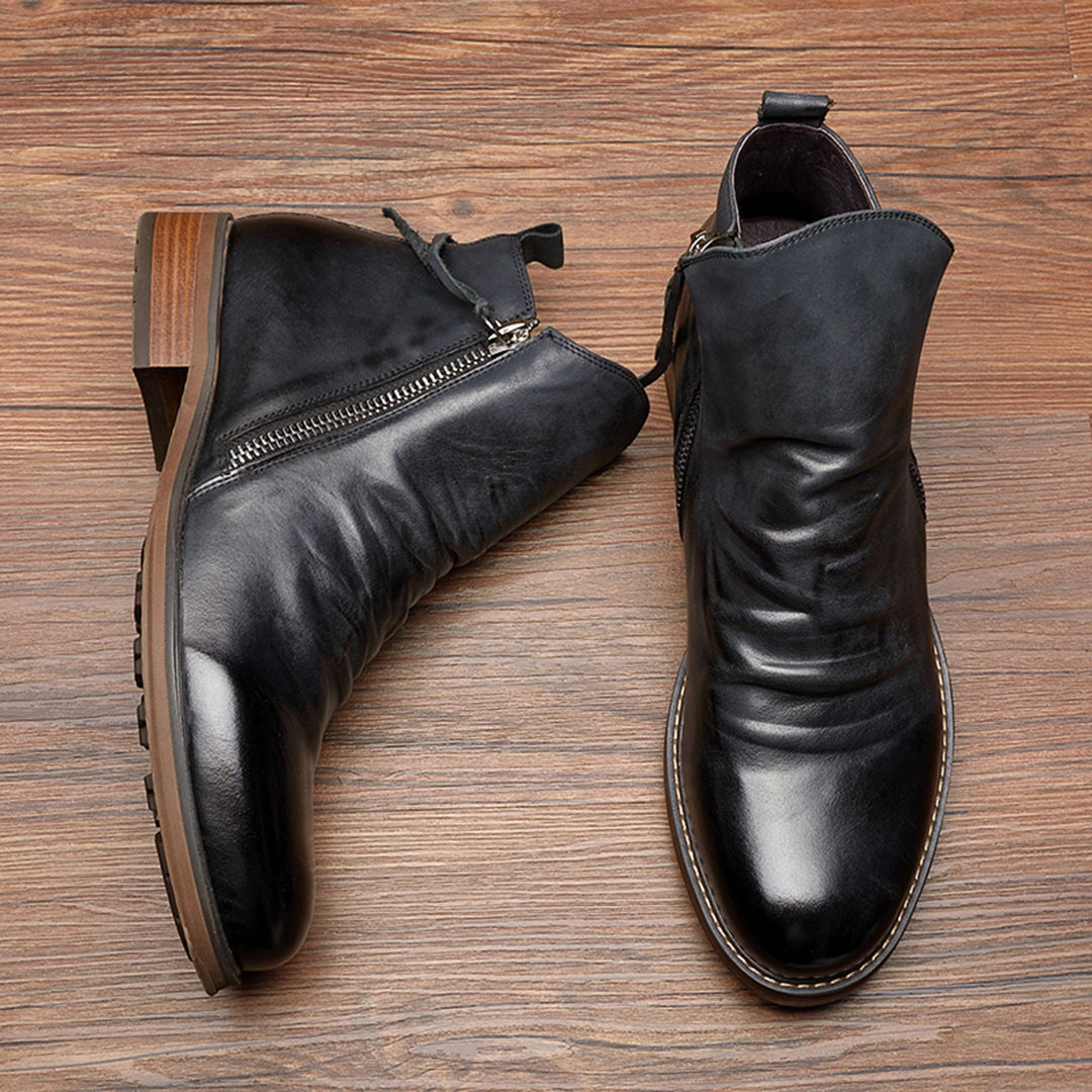 Hugo – Durable zippered boots for men