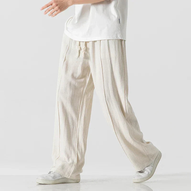 Ezra - trousers with elastic waistband
