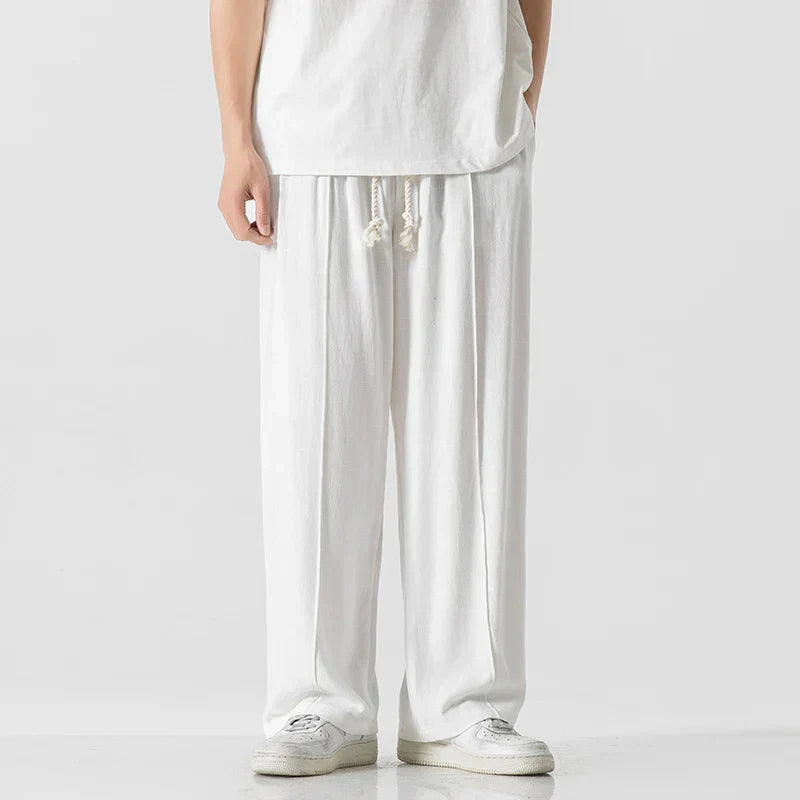 Ezra - trousers with elastic waistband