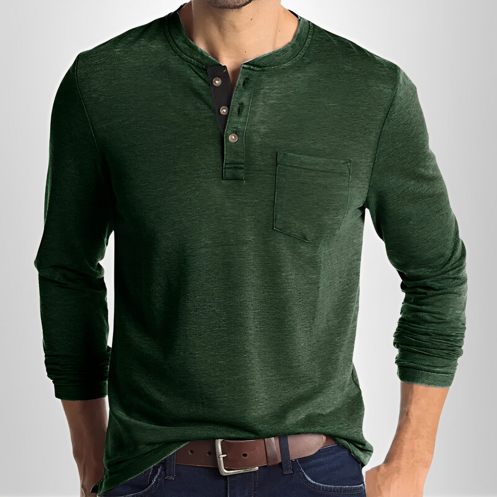 Carmelo - Casual long-sleeve t-shirt for men