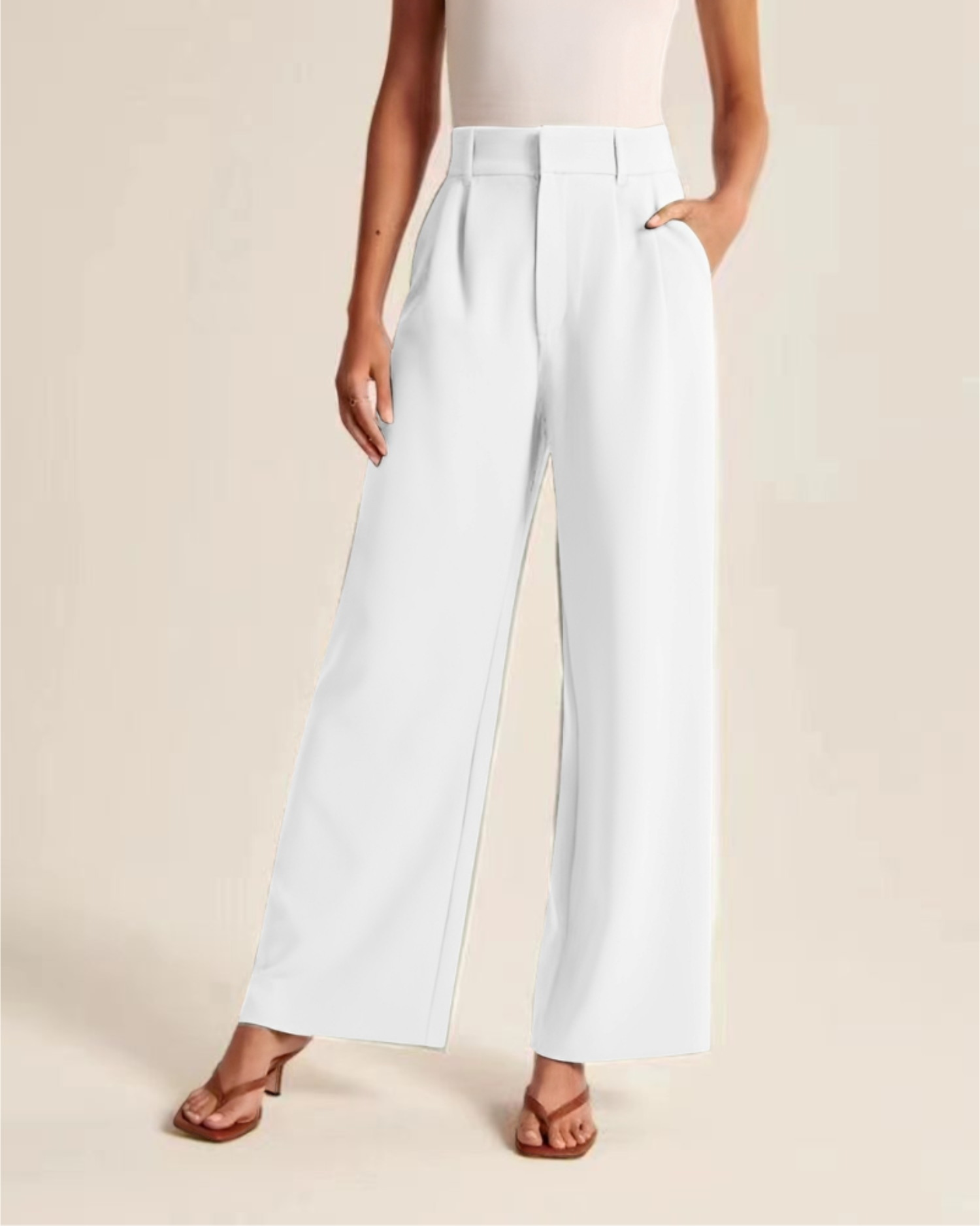 Ruth - Elegant wide-leg pants for women