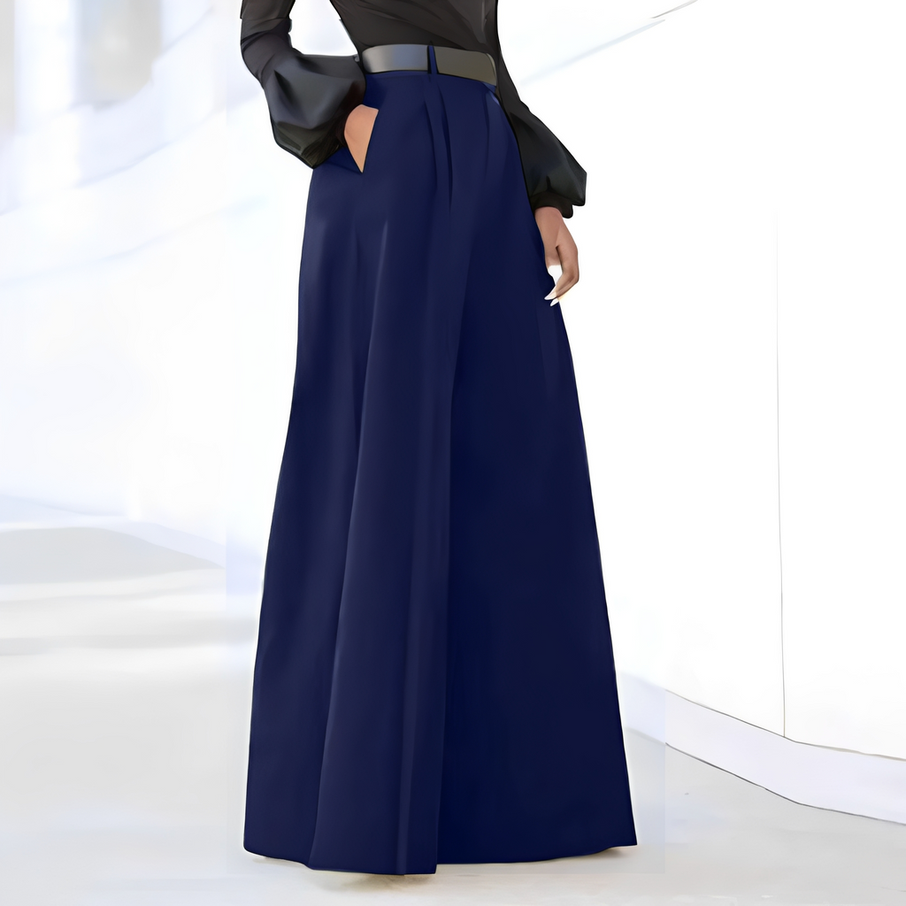 Ashley - Elegant, wide-cut flared pants for women