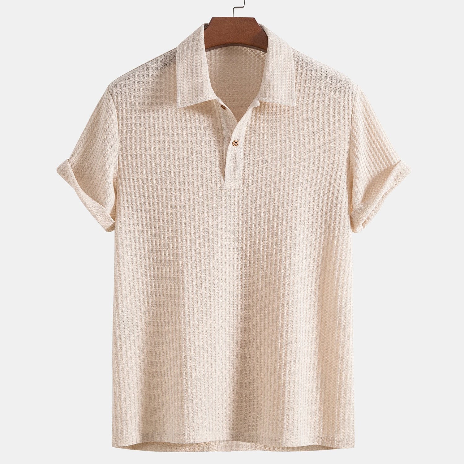 Aria - buttoned short-sleeved polo