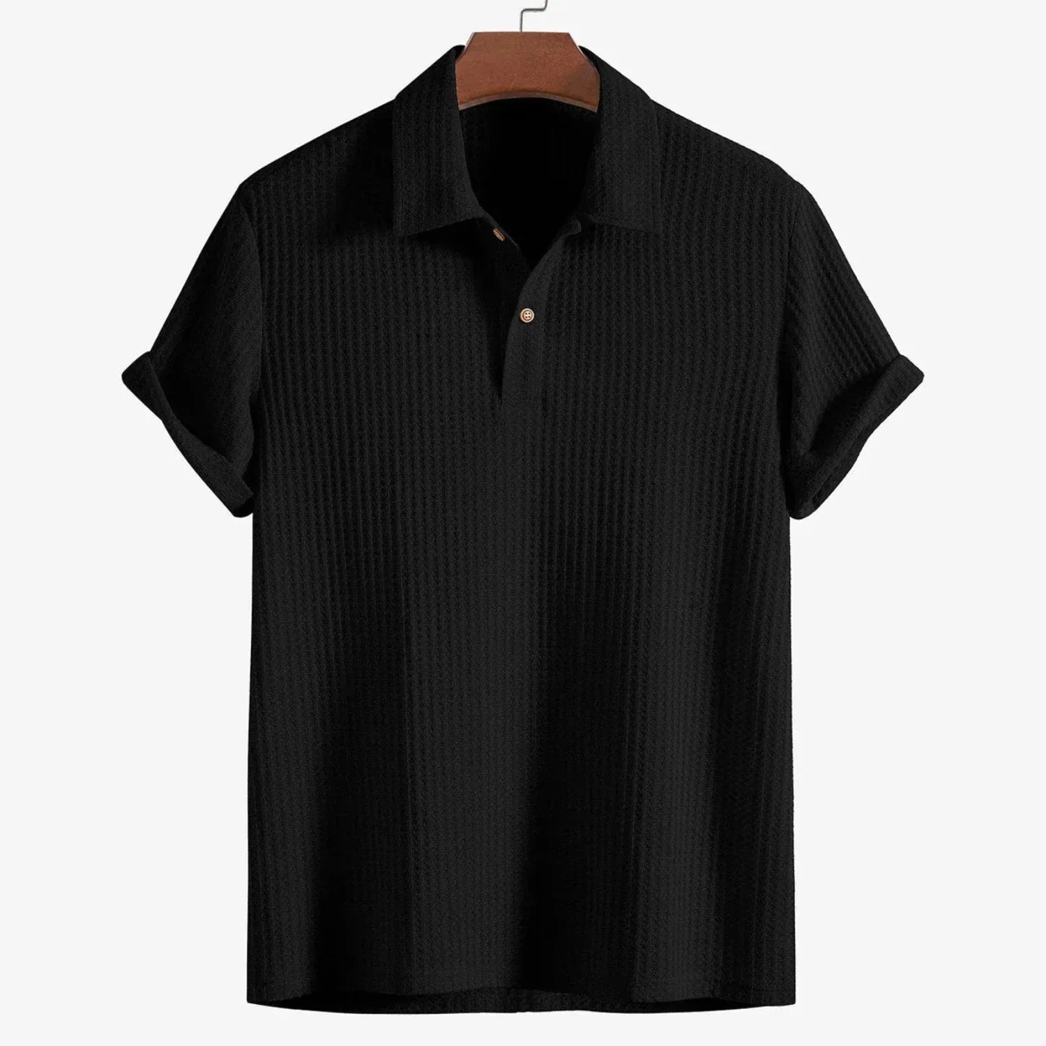 Aria - buttoned short-sleeved polo