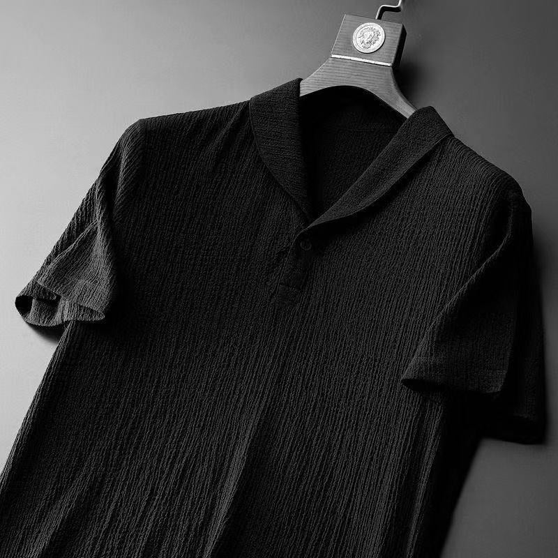 Luca - short-sleeve shirt and trousers with adjustable waist