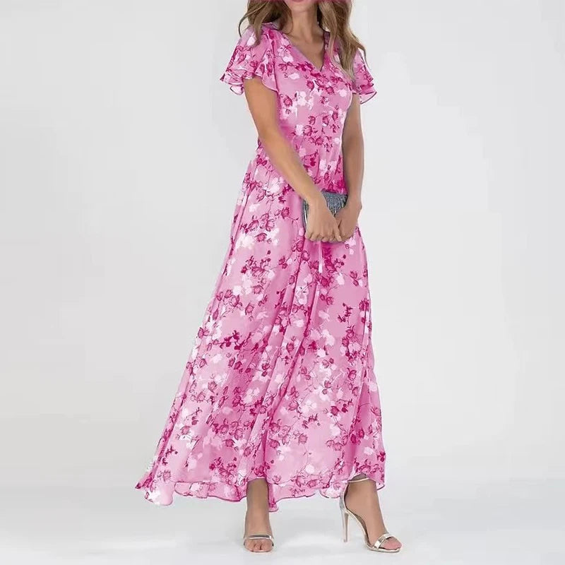 Victoria – Summer maxi dress with floral print