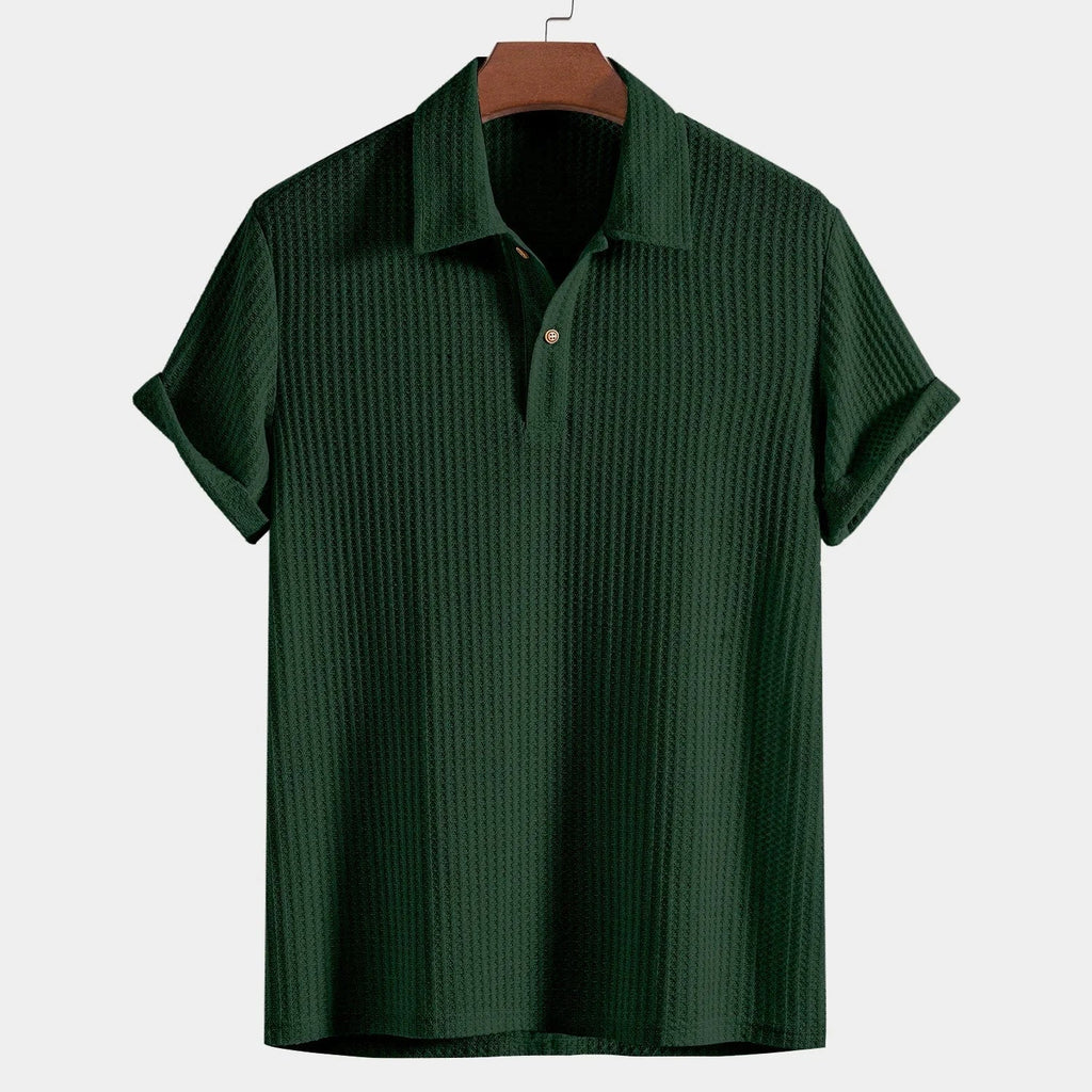 Aria - buttoned short-sleeved polo