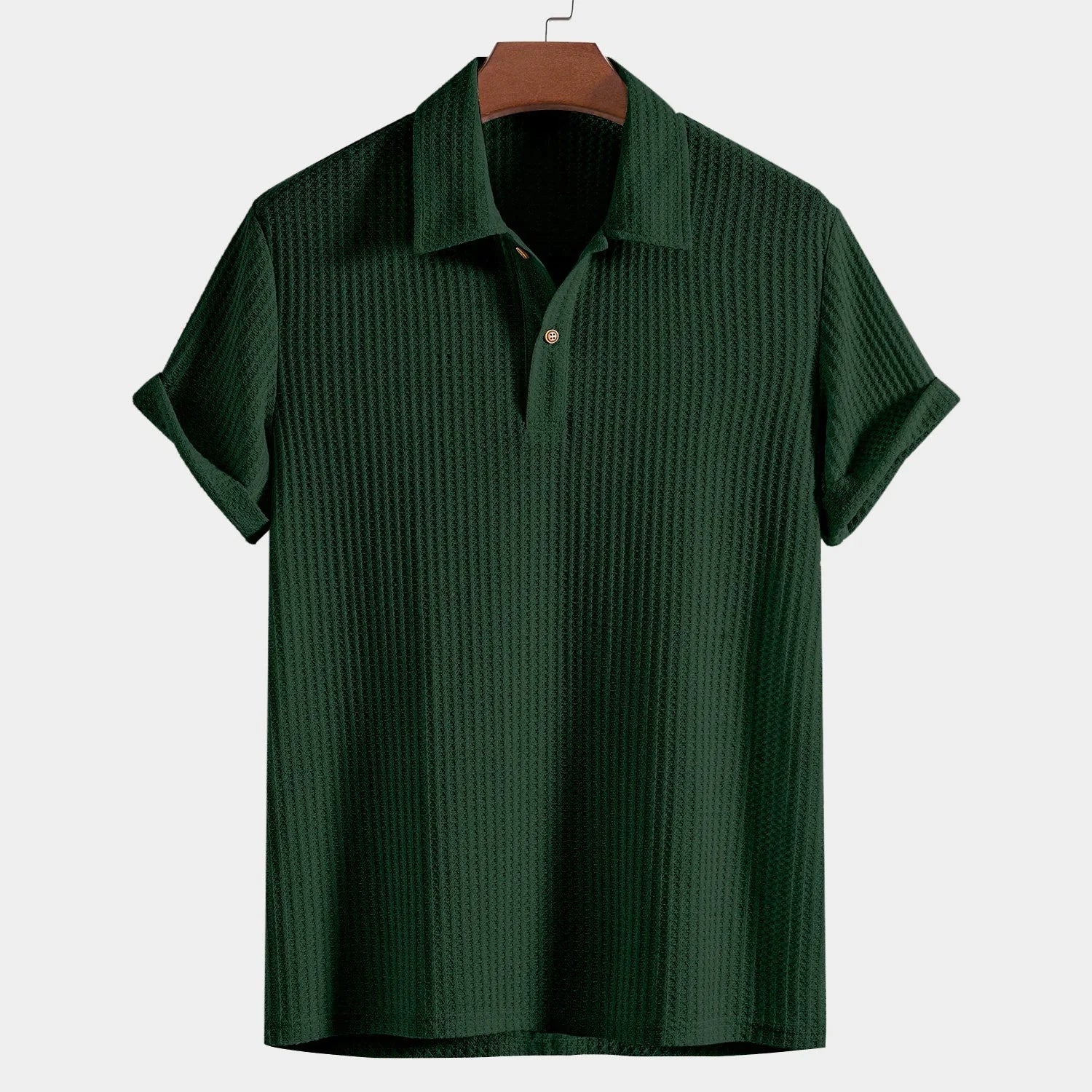 Aria - buttoned short-sleeved polo
