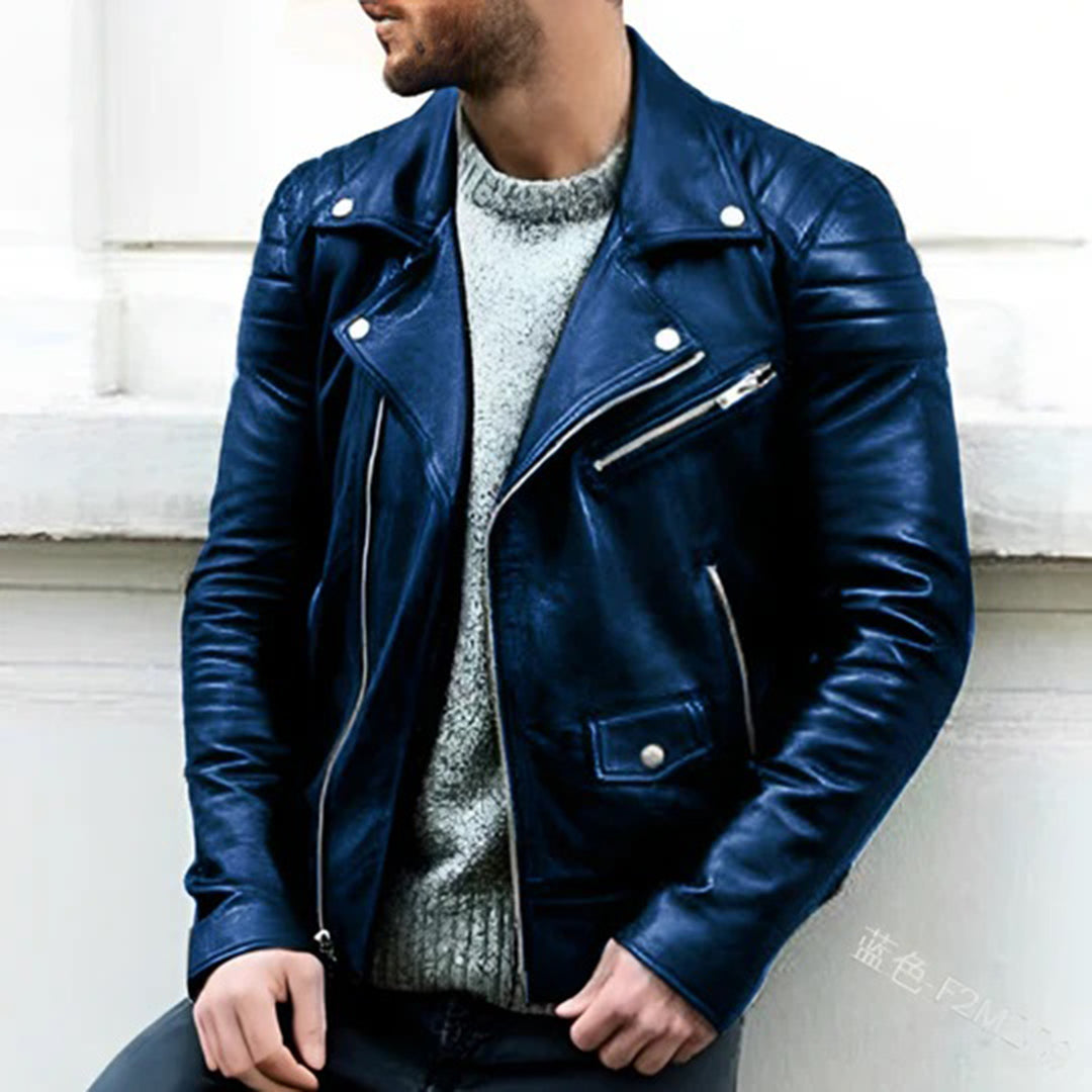 Lucas – Stylish Men's Biker Jacket