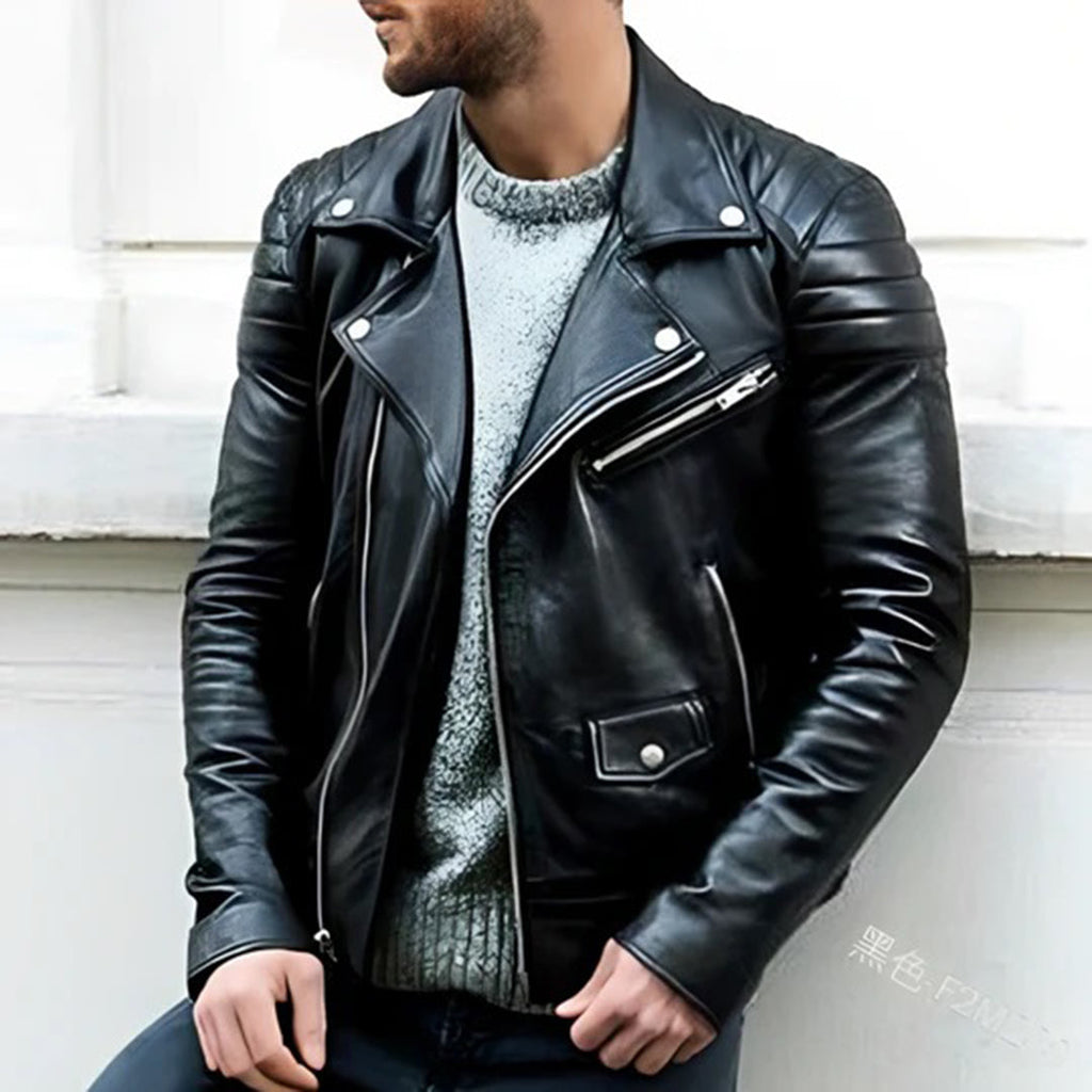 Lucas – Stylish Men's Biker Jacket