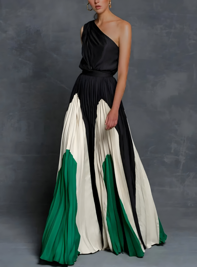 Leona – Maxi dress with bare shoulders and loose fit