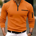 Jonas - Sweater for men with quarter zipper