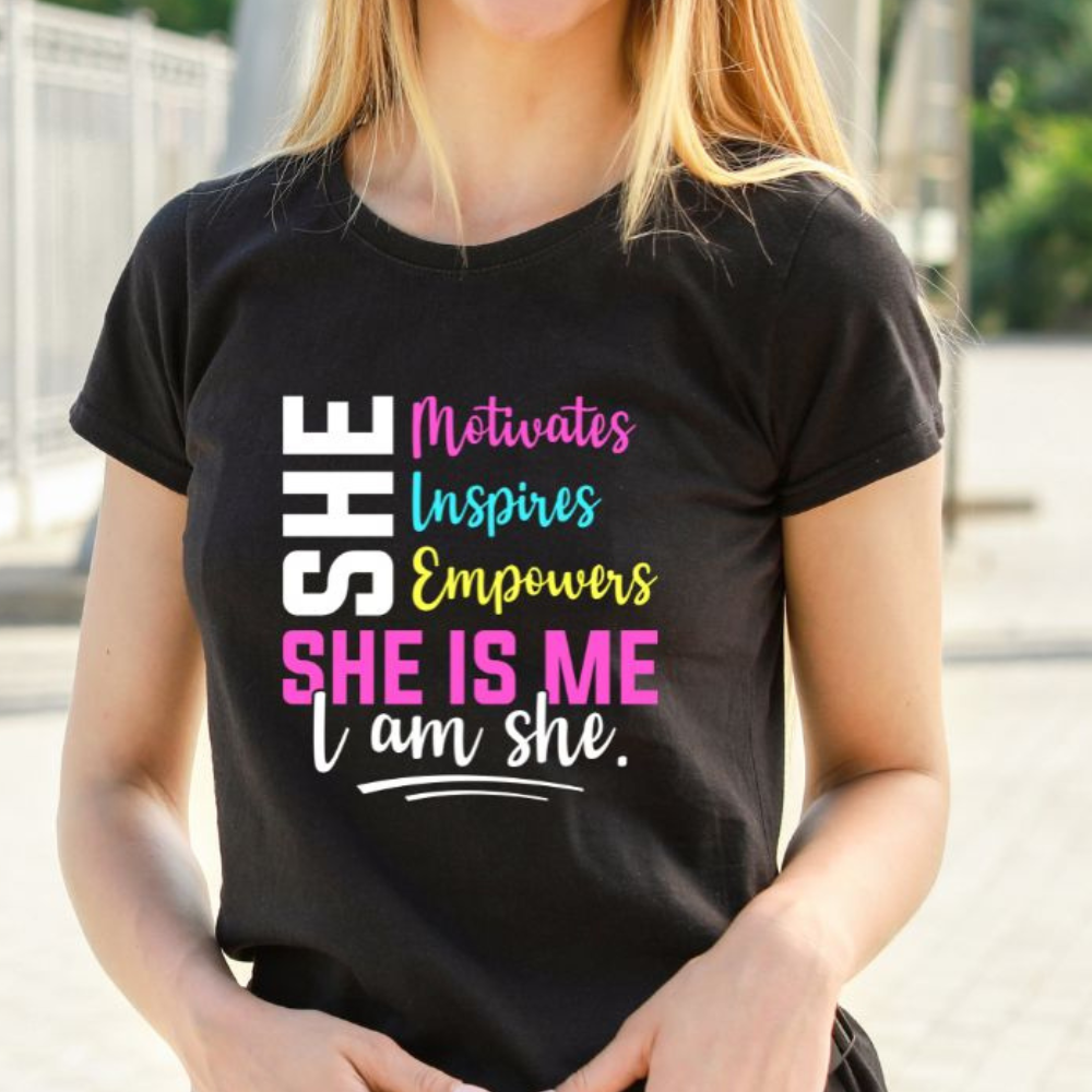 Motivational Text T-Shirt