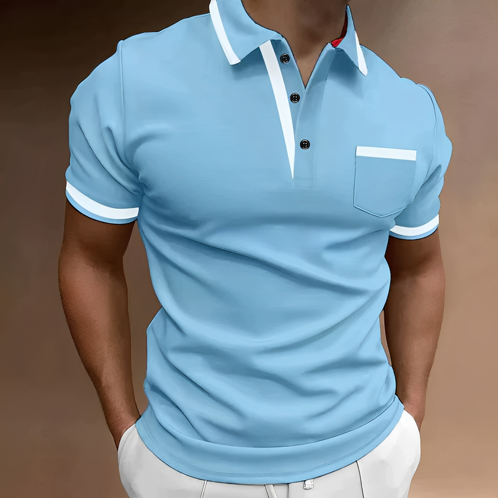 Geover - Relaxed short-sleeve polo for men